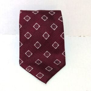 Daniel De Fasson Studio Men's 100% Silk Handmade Tie - Maroon